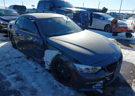 2014 BMW 435I из США, поврежденный, VIN WBA3T3C51EP737541